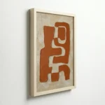 Terracotta Abstract Cutout Shapes Modern Boho Wall Decor - Image 6