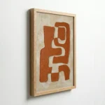 Terracotta Abstract Cutout Shapes Modern Boho Wall Decor - Image 7
