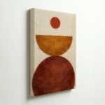 Terracotta Balance Abstract Boho Minimalist Wall Art - Image 4