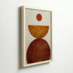 Terracotta Balance Abstract Boho Minimalist Wall Art - Image 6