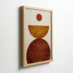 Terracotta Balance Abstract Boho Minimalist Wall Art - Image 7