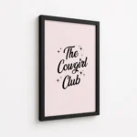 The Cowgirl Club Western Typography Canvas Print - Image 5