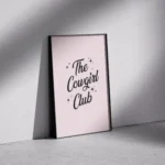 The Cowgirl Club Western Typography Canvas Print - Image 2