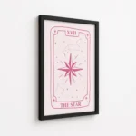 The Star Pink Tarot Card Canvas Print - Image 5