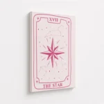 The Star Pink Tarot Card Canvas Print - Image 4