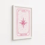 The Star Pink Tarot Card Canvas Print - Image 6