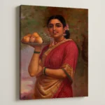 The Maharashtrian Lady – Raja Ravi Varma - Image 4