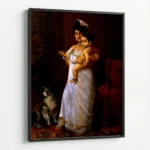 There Comes Papa by Raja Ravi Varma - Image 4