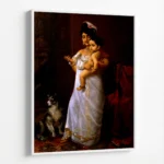 There Comes Papa by Raja Ravi Varma - Image 5