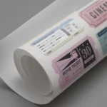 Vintage Cinema Ticket Collection Canvas Print - Image 3