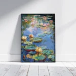 Radiant Lily Pond – Impressionist Nature Canvas Print