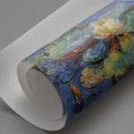 Radiant Lily Pond – Impressionist Nature Canvas Print - Image 3