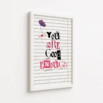 You Are Good Enough Ransom Note Canvas Print - Image 6