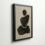 Zen Balanced Stones Abstract Minimalist Canvas Wall Art - Image 5