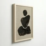 Zen Balanced Stones Abstract Minimalist Canvas Wall Art - Image 6